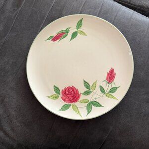 Vintage June Rose by Murata Dinner Plate  10.5" Diameter